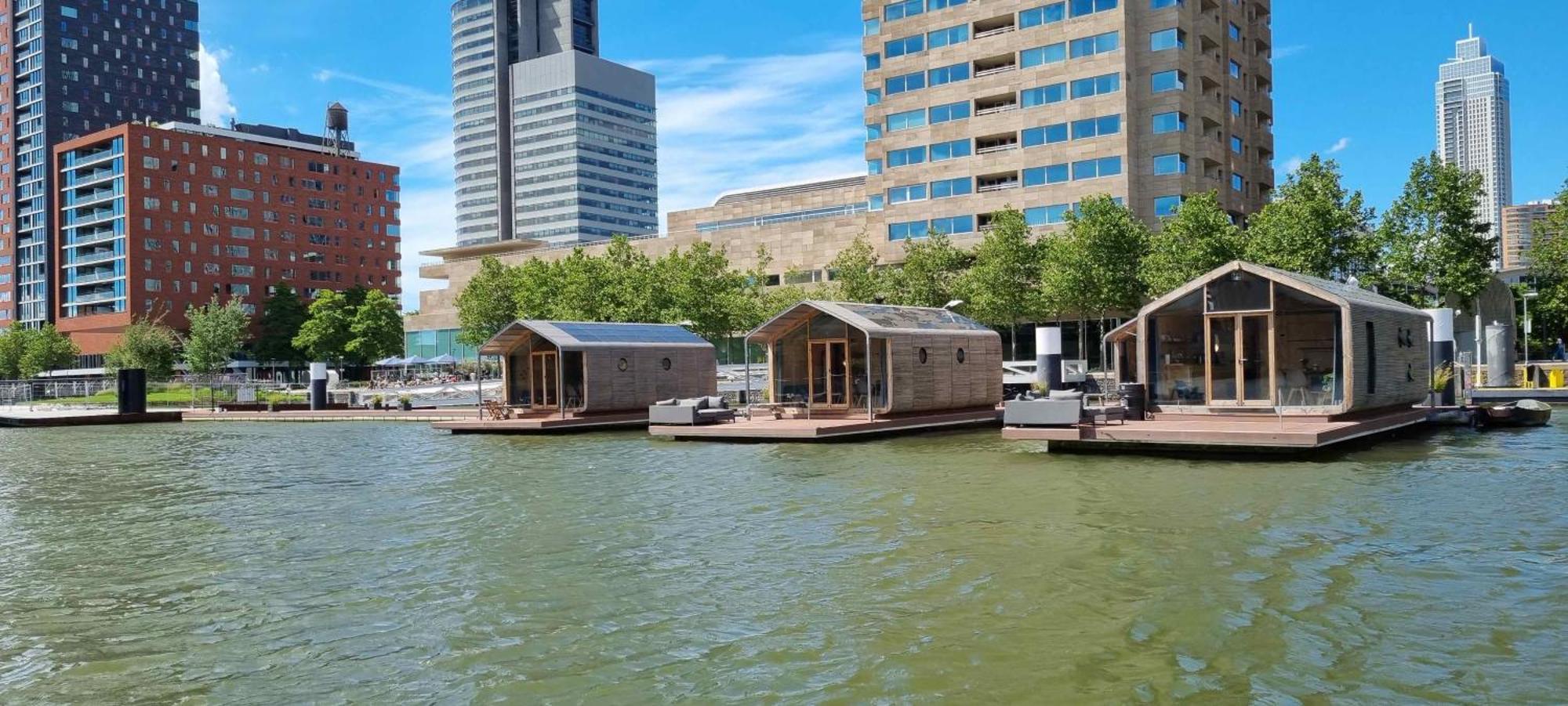 Villa Wikkelboats At Floating Rotterdam Rijnhaven Exterior foto